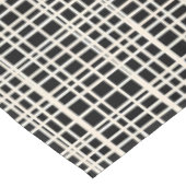 Nappe Motif tissé moderne du milieu du siècle (Angle)