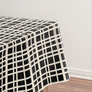 Nappe Motif tissé moderne du milieu du siècle