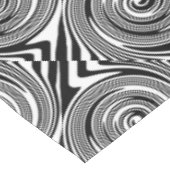 Nappe Motif tourbillon noir et blanc (Angle)