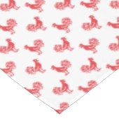 Nappe Motif transparent Red Roosters (Angle)