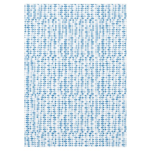 Nappe Motif triangle bleu (Devant)