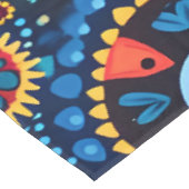 Nappe Motif tribal Abstrait et dynamique de Huichol (Angle)