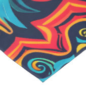 Nappe Motif tribal Abstrait et dynamique de Huichol (Angle)