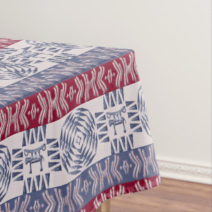 Nappe Motif tribal africain ethnique avec des simbols