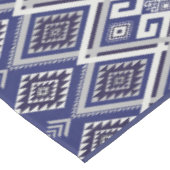 Nappe Motif tribal bleu marine de surface (Angle)