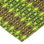Nappe Motif tribal marron et noir (Angle)