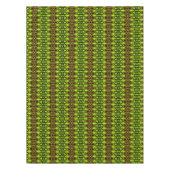 Nappe Motif tribal marron et noir (Devant)