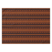 Nappe Motif Tribal Marron & Noir (Devant (Horizontal))
