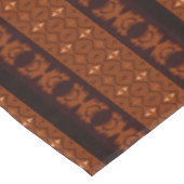 Nappe Motif Tribal Marron & Noir (Angle)