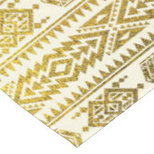 Nappe Motif tribal péruvien aztèque d'or (Angle)