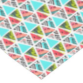 Nappe Motif tropical abstrait coloré (Angle)