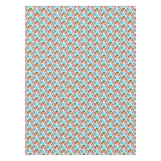 Nappe Motif tropical abstrait coloré (Devant)