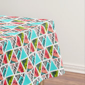 Nappe Motif tropical abstrait coloré (In Situ)