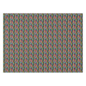 Nappe Motif tropical abstrait de texture de néon (Devant (Horizontal))