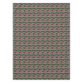 Nappe Motif tropical abstrait de texture de néon (Devant)