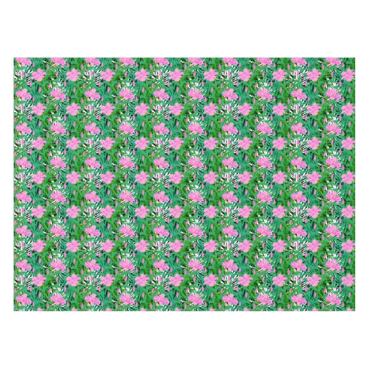 Nappe Motif tropical avec des fleurs de jungle (Devant (Horizontal))