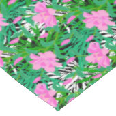 Nappe Motif tropical avec des fleurs de jungle (Angle)