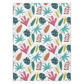 Nappe motif tropical avec feuilles colorés (Devant)