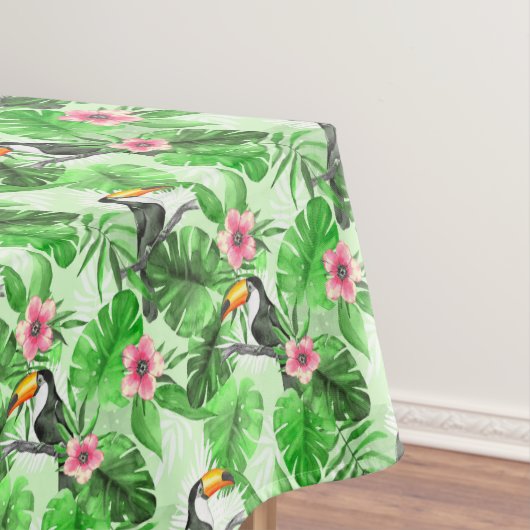 Nappe Motif tropical avec le toucan (In Situ)