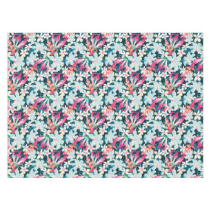 Nappe Motif tropical coloré