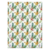 Nappe Motif tropical d'ananas d'aquarelle de thème (Devant)