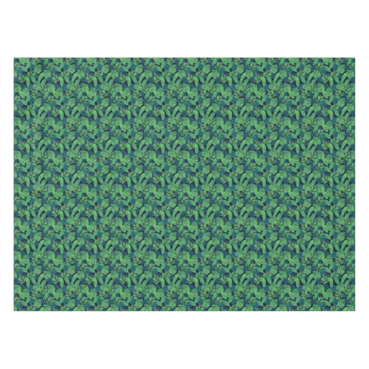 Nappe Motif tropical de feuille (Devant (Horizontal))
