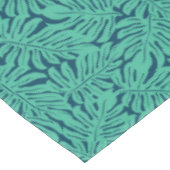 Nappe Motif tropical de feuille de Monstera (Angle)