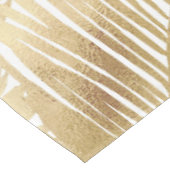 Nappe Motif Tropical de feuille d'or moderne (Angle)