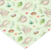 Nappe Motif tropical de paresse de noix de coco (Angle)