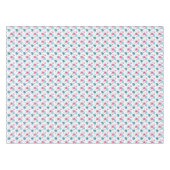 Nappe Motif tropical de triangle de feuille (Devant (Horizontal))