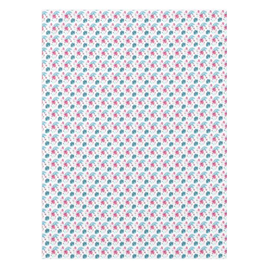 Nappe Motif tropical de triangle de feuille (Devant)