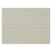Nappe Motif tropical géométrique abstrait de feuille (Devant (Horizontal))