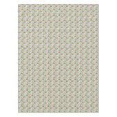 Nappe Motif tropical géométrique abstrait de feuille (Devant)