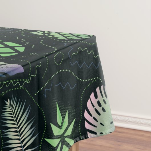 Nappe Motif tropical sombre (In Situ)