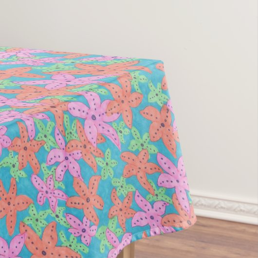 Nappe Motif Tropical Starfish (In Situ)