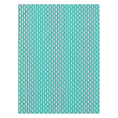 Nappe Motif turquoise 1 d'hippocampe (Devant)