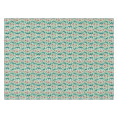 Nappe Motif turquoise 2 d'hippocampe (Devant (Horizontal))