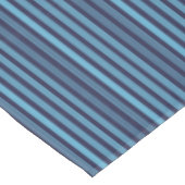 Nappe Motif uni rayé bleu rétro (Angle)