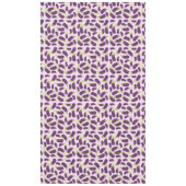 Nappe Motif végétal d'aubergine violet végétal Conceptio (Devant)