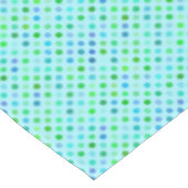 Nappe Motif vert à la chaux bleu turquoise Aqua (Angle)