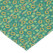 Nappe Motif vert CHANCEUX irlandais (Angle)