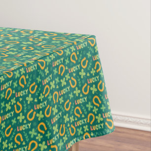 Nappe Motif vert CHANCEUX irlandais