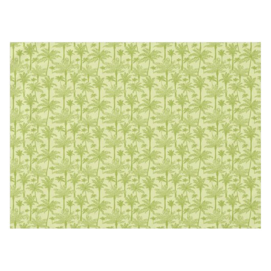 Nappe Motif vert de palmiers (Devant (Horizontal))