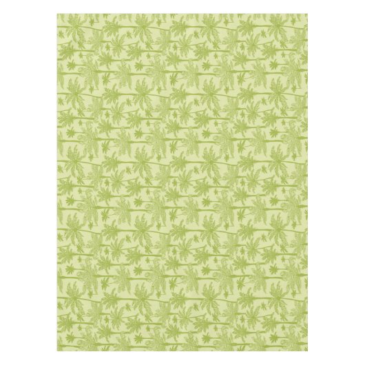 Nappe Motif vert de palmiers (Devant)