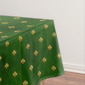 Nappe Motif vert d'or de trèfle (In Situ)