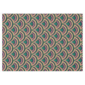 Nappe motif vert en forme de coque (Devant (Horizontal))
