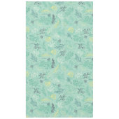 Nappe Motif vert feuillage élégant (Devant)