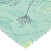 Nappe Motif vert feuillage élégant (Angle)