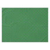 Nappe Motif vert-foncé et de Forest Green de plaid (Devant (Horizontal))