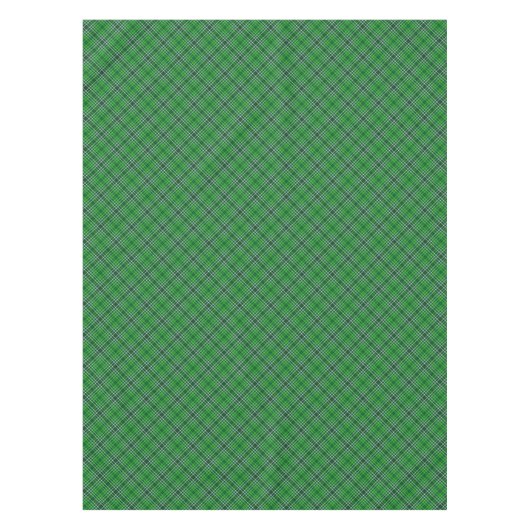 Nappe Motif vert-foncé et de Forest Green de plaid (Devant)